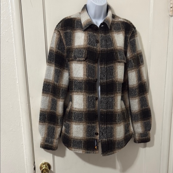 Flag & Anthem Plaid Shirt Jacket - Picture 1 of 16